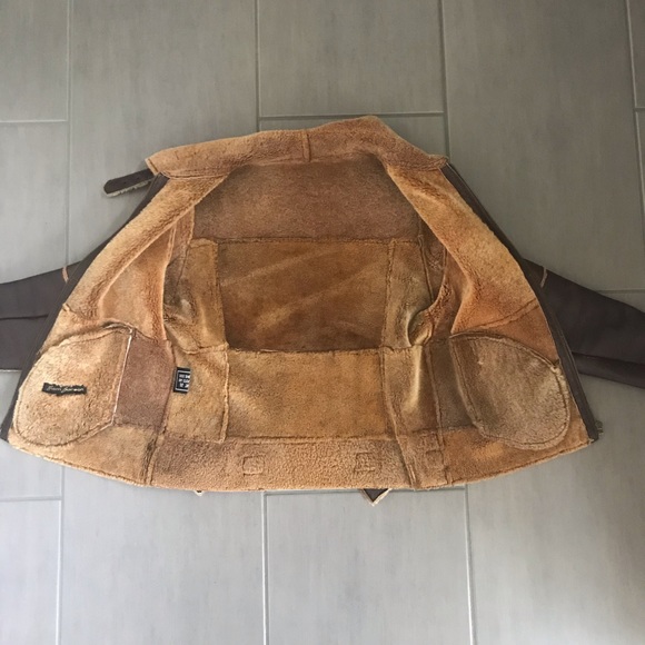 NOT FOR SALE - Rem Garson Leather and 100% Shearling Jacket - Picture 6 of 8